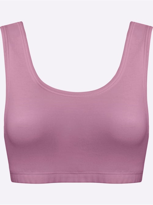 Bustier Côtes Fines - Taille Standard - Witt - Lot de 3 - Kiabi