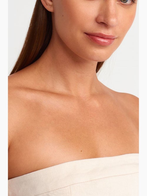 Bustier court ajusté zippé dilvin - Kiabi Bustier court ajusté zippé dilvin - Kiabi