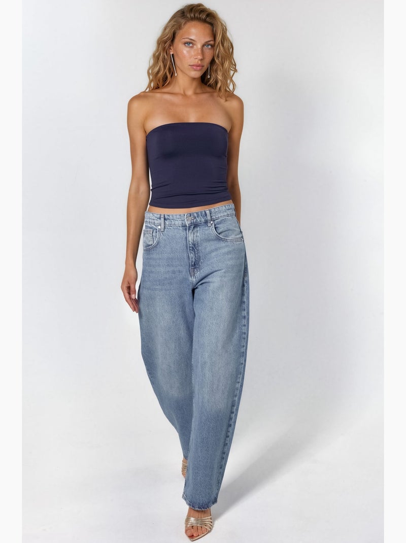 Bustier court busem Bleu marine - Kiabi