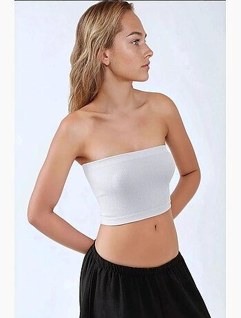 Bustier court côtelé ajusté hiccup