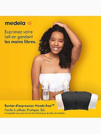 Bustier d’expression Medela Hands-free - Soutien-gorge bustier mains libres pour tire-laits