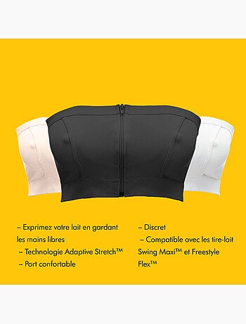 Bustier d’expression Medela Hands-free - Soutien-gorge bustier mains libres pour tire-laits