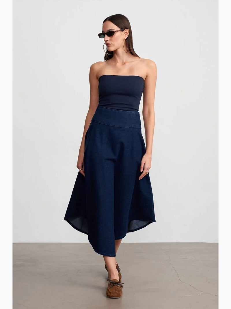 Bustier en jersey ajusté dilvin Bleu lagon - Kiabi