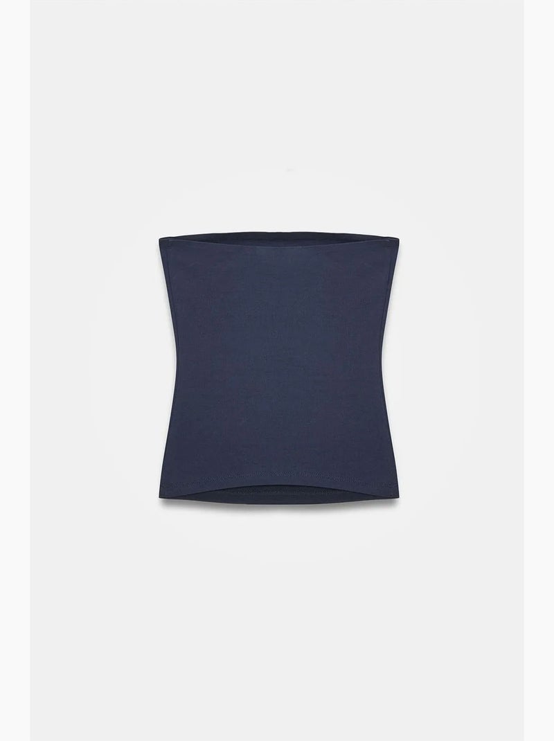 Bustier en jersey ajusté dilvin Bleu lagon - Kiabi