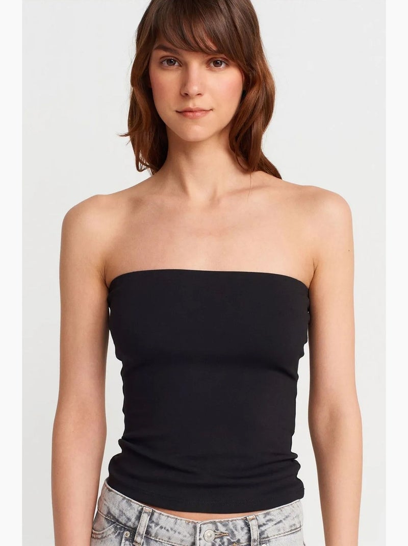 Bustier en jersey ajusté dilvin Noir - Kiabi