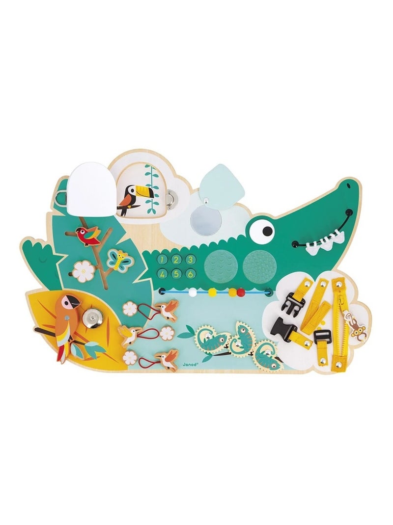 Busy-board Crocodile Tropik Vert - Kiabi