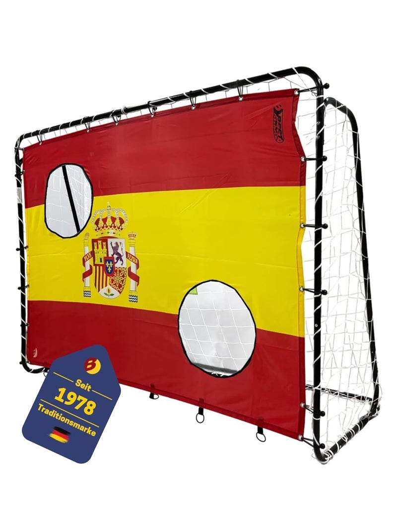 But de football 213 x 152 x 76 cm en noir avec cible de tir "Espagne" Multicolore - Kiabi