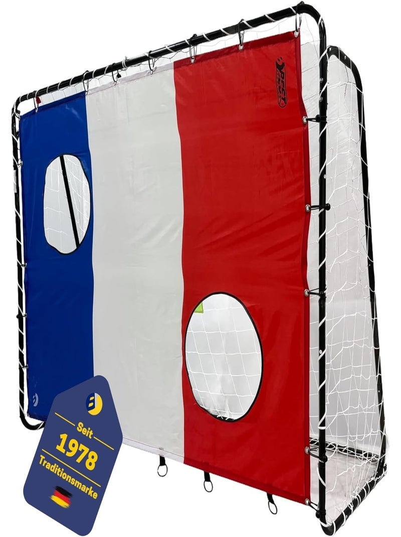 But de football 213 x 152 x 76 cm en noir avec cible de tir "France" Multicolore - Kiabi