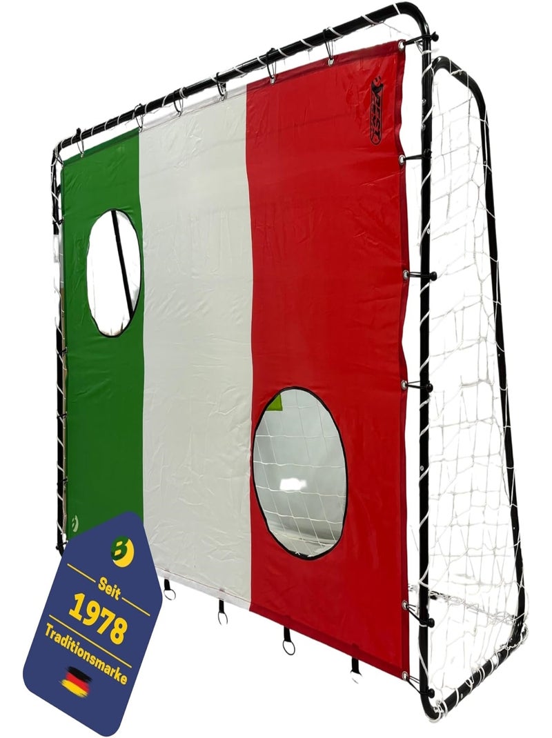 But de football 213 x 152 x 76 cm en noir avec cible de tir "Italie" Multicolore - Kiabi