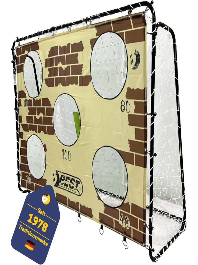 But de football 213 x 152 x 76 cm en noir avec cible de tir "Mur" Multicolore - Kiabi