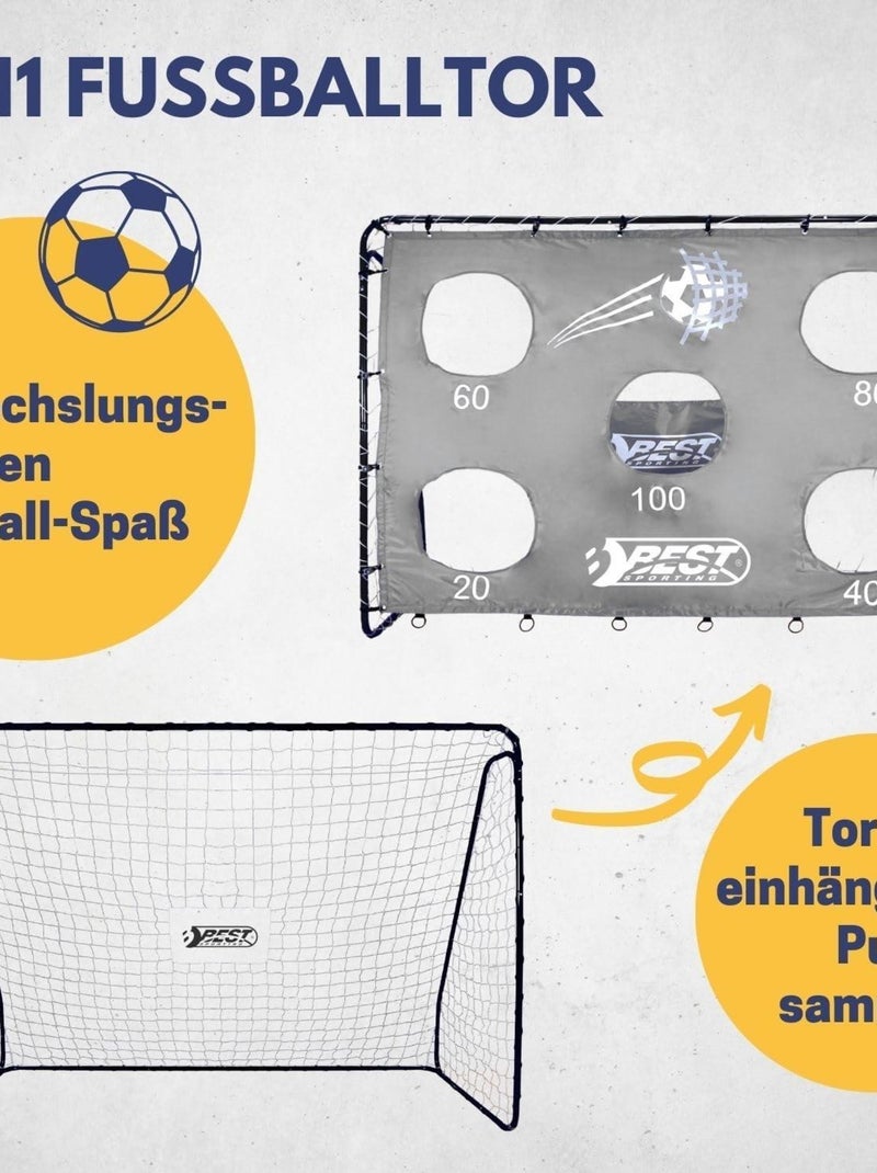 But de football Goal avec cible de tir Noir - Kiabi