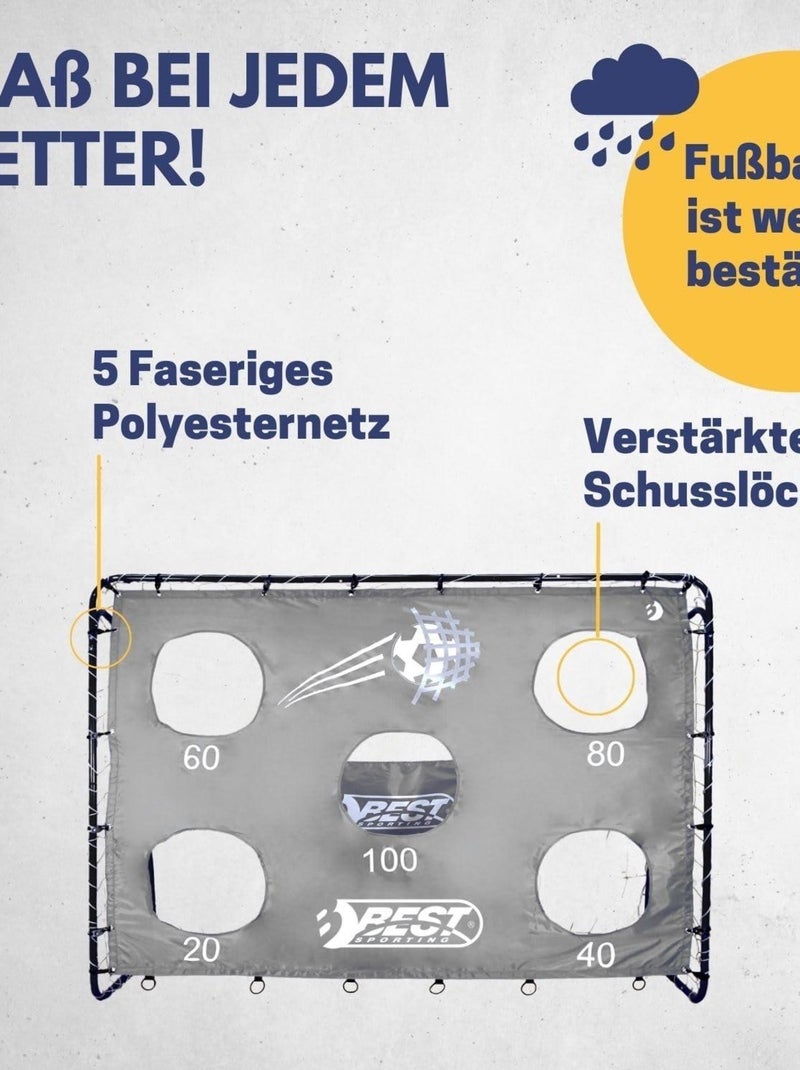 But de football Goal avec cible de tir Noir - Kiabi