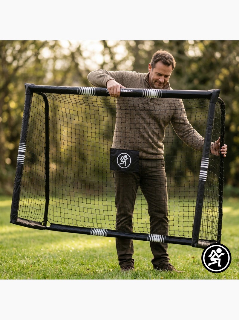 But de football HyperMotion 180 x 120 cm - Cage avec Filet et Ancrages Noir - Kiabi