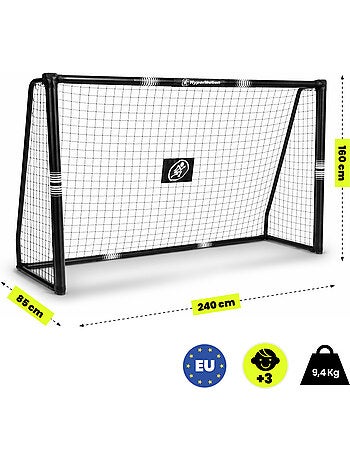 But de Football HyperMotion 240 x 160 cm - Cage avec Filet et Ancrages