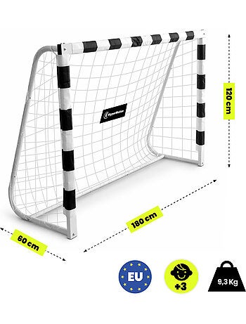 But de football HyperMotion PRO 180 x 120 cm - Cage Renforcé avec Filet et Ancrages