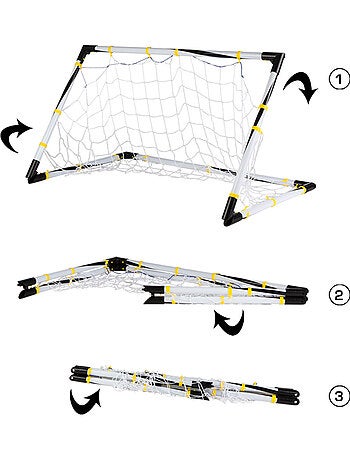But de football pliable avec ballon et gonfleur cb toys