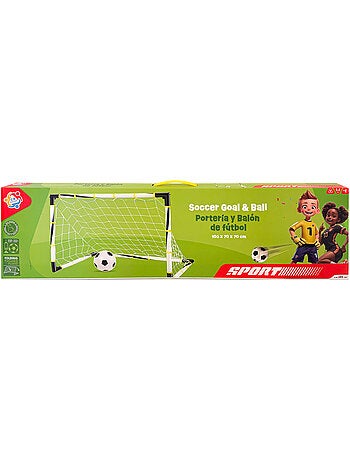 But de football pliable avec ballon et gonfleur cb toys