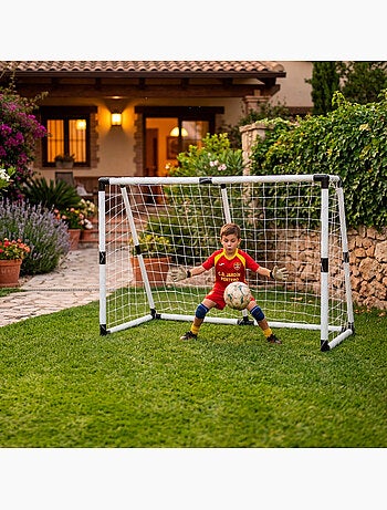 But de football pour enfants avec ballon et gonfleur cb sports