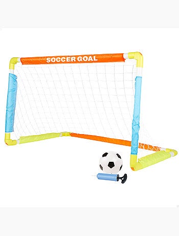 But de football pour enfants avec ballon, gonfleur et piquets fun area!