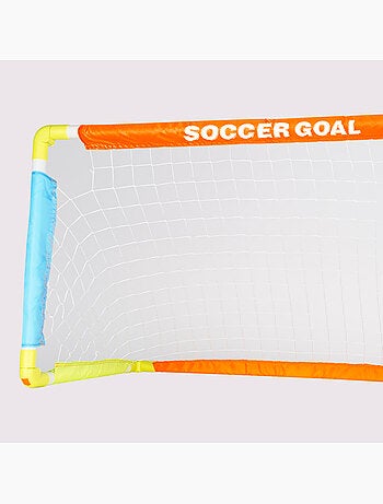 But de football pour enfants avec ballon, gonfleur et piquets fun area!