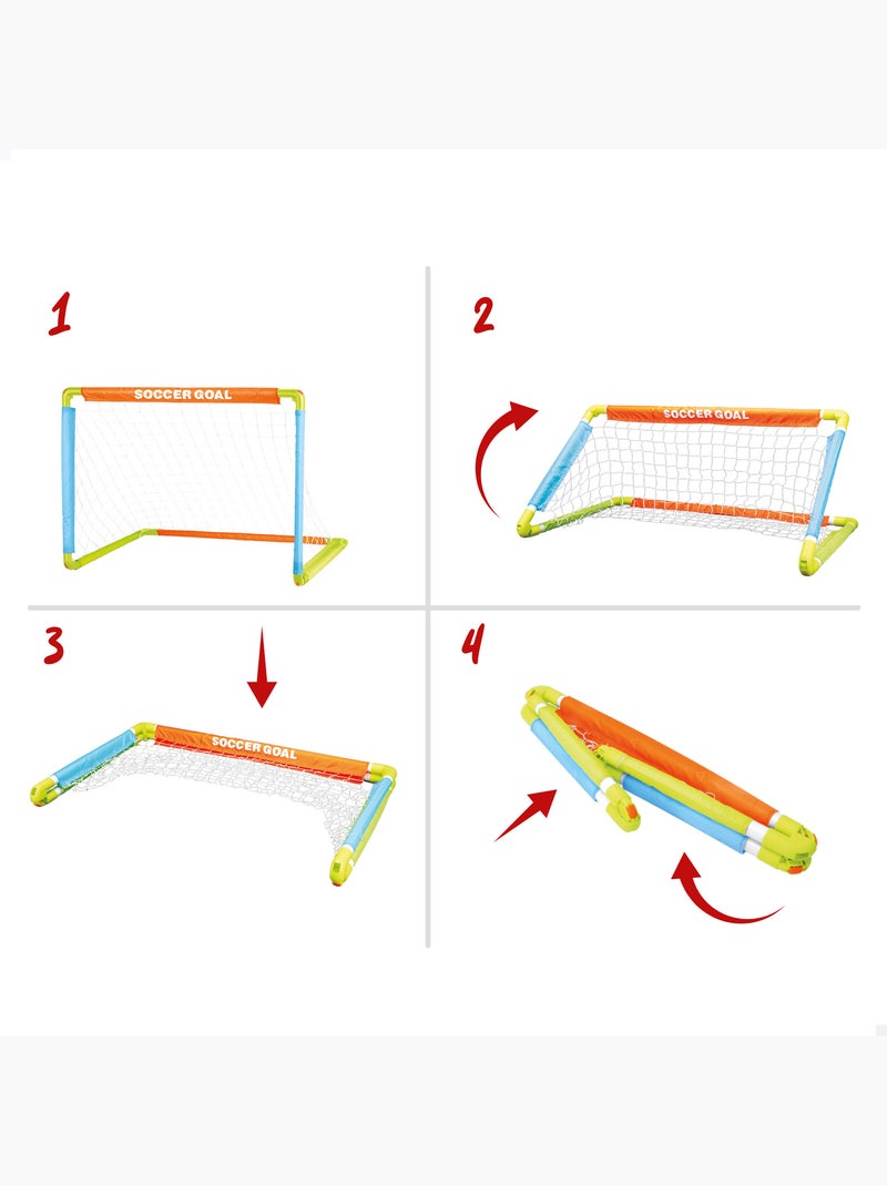 But de football pour enfants avec ballon, gonfleur et piquets fun area! N/A - Kiabi