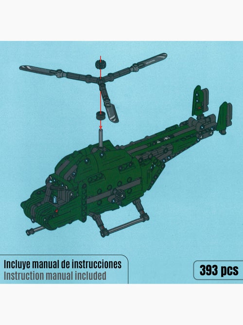 Bym hélicoptère 2-en-1 détachable 393 pièces - Kiabi