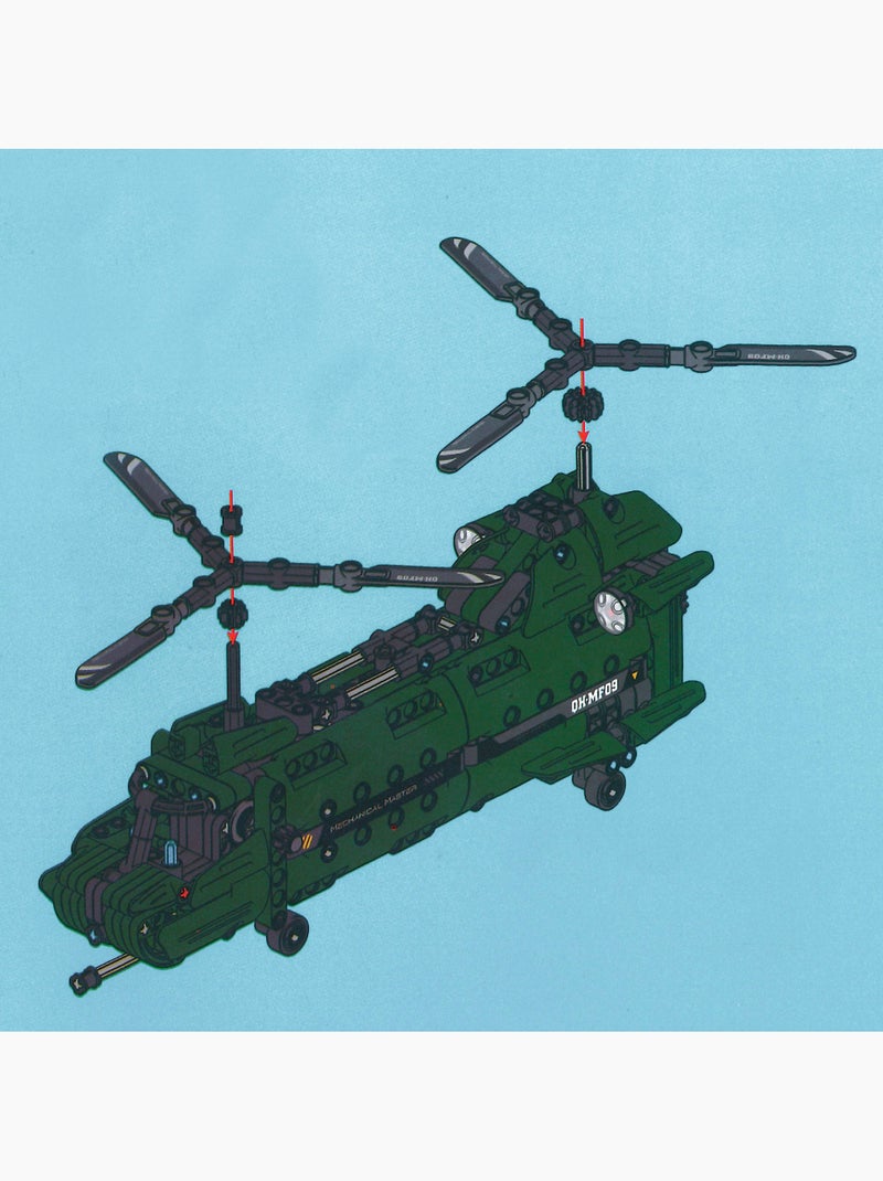 Bym hélicoptère 2-en-1 détachable 393 pièces N/A - Kiabi
