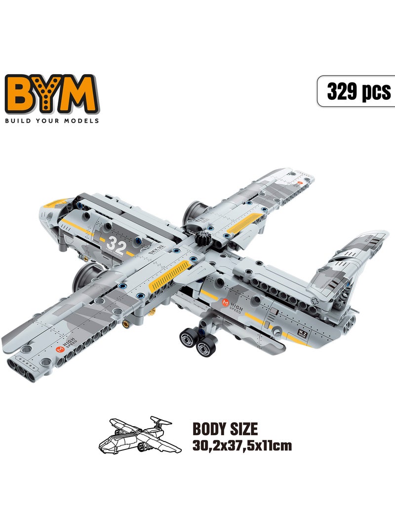 Bym jouet détachable avion militaire 329 pièces N/A - Kiabi