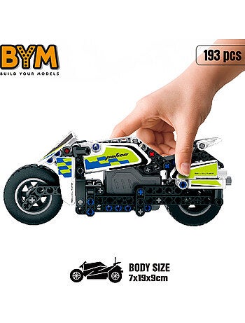Bym moto détachable police 193 pièces