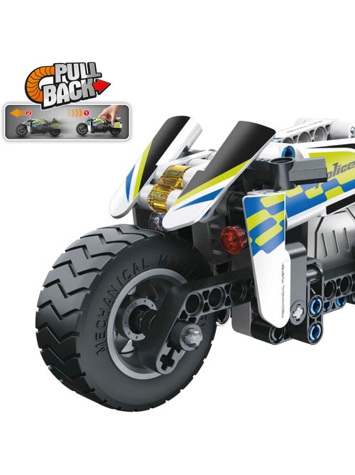 Bym moto détachable police 193 pièces - Kiabi