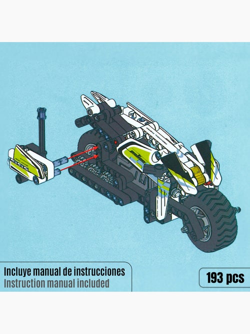Bym moto détachable police 193 pièces - Kiabi