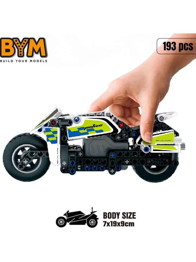 Bym moto détachable police 193 pièces N/A - Kiabi