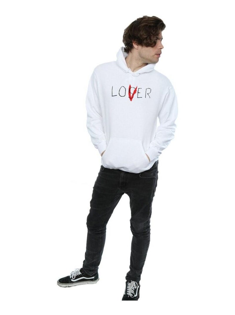 Ça - Sweat à capuche LOSER LOVER Blanc - Kiabi