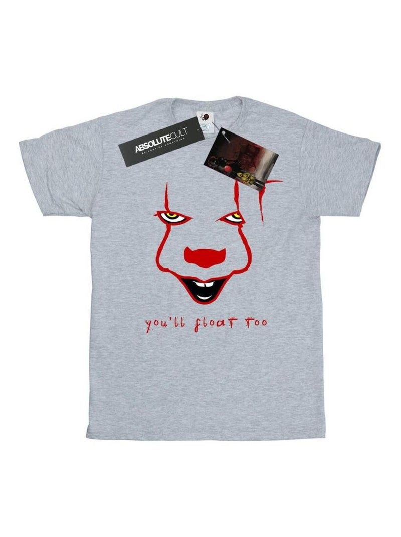 Ça - T-shirt motif Grippe-Sou FLOAT Gris chiné - Kiabi