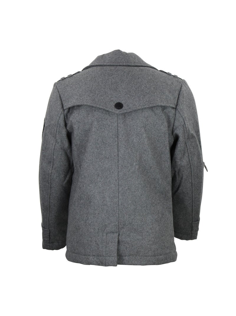 Caban garçon ECIEL - SRK Gris - Kiabi