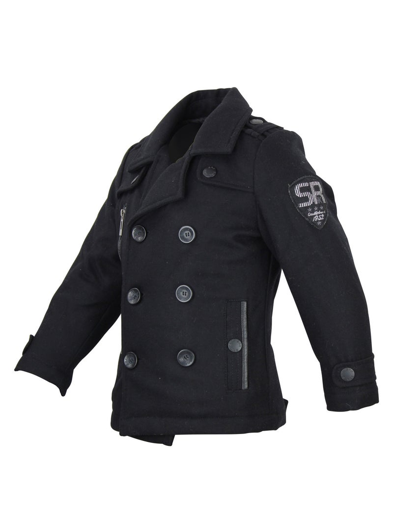 Caban garçon ECIEL - SRK Noir Noir - Kiabi