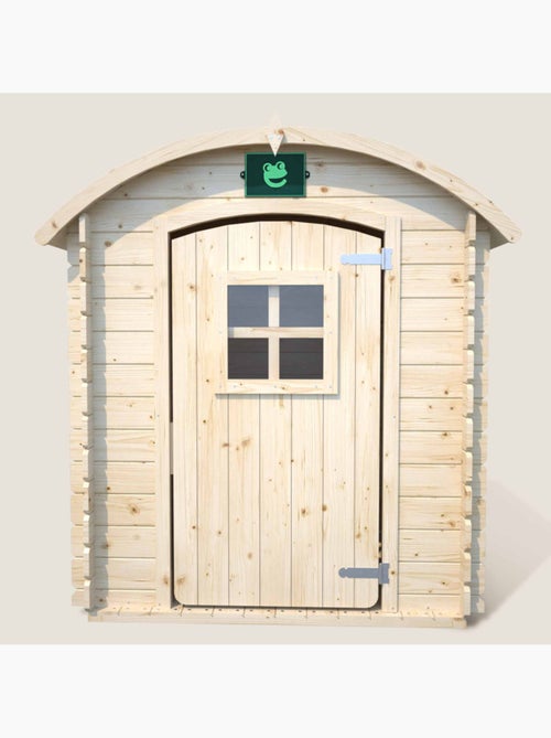 Cabane chalet en bois extérieur avec toit arrondi PATTY - Kiabi