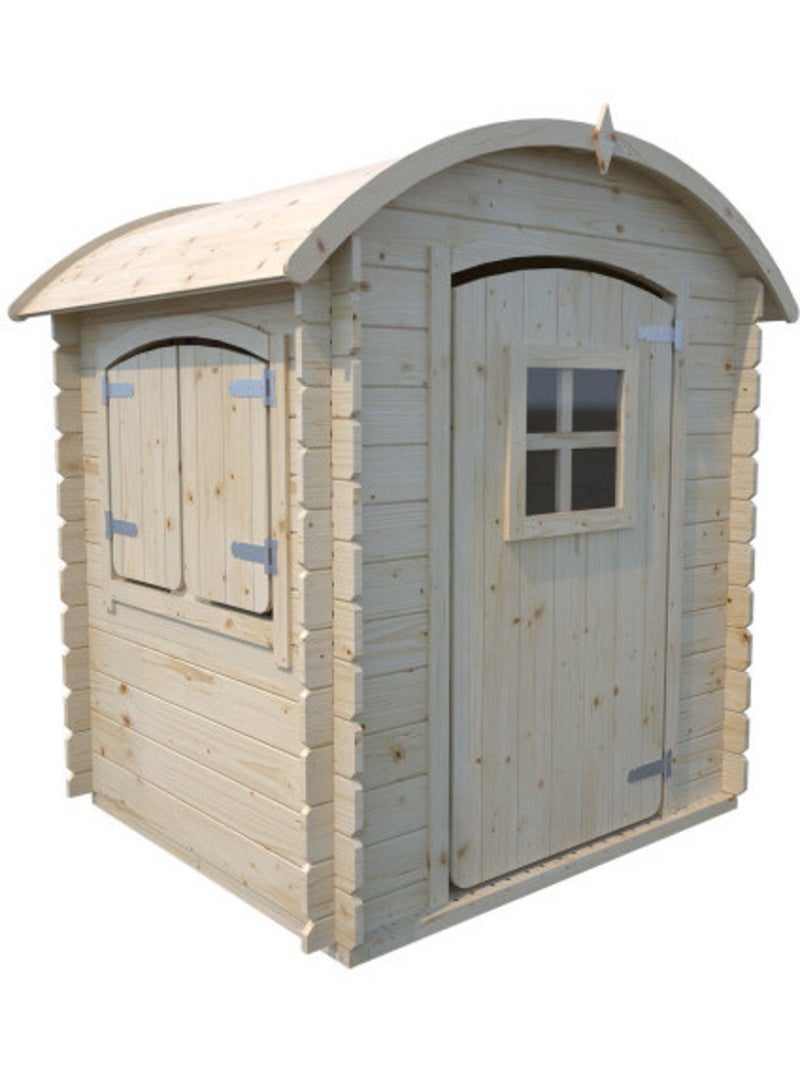 Cabane en bois pour enfants N/A - Kiabi