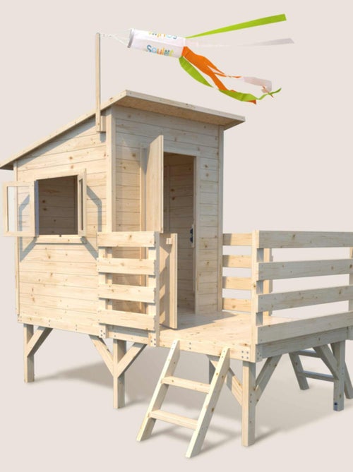 Cabane en bois sur pilotis pour enfants OAKLAND - Kiabi