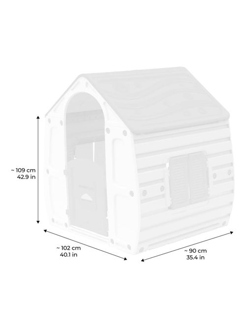 Cabane en plastique pour enfant  Lou - Kiabi