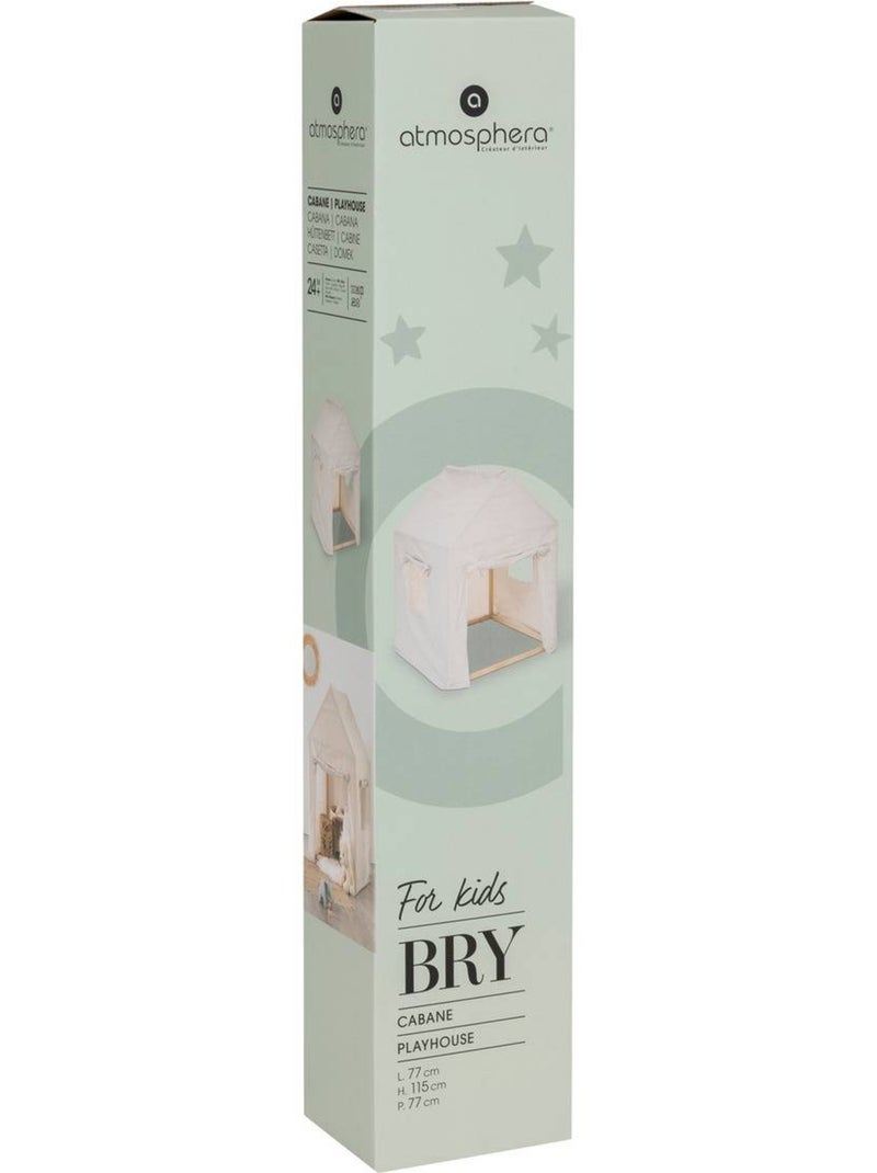 Cabane enfant à monter structure en pin safari Beige - Kiabi