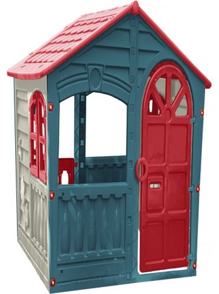 Cabane enfant en plastique  "FUN" - 140 x 111 x 115 cm - Bleu