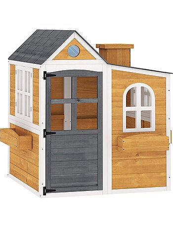 Cabane enfant maisonnette de jardin bois
