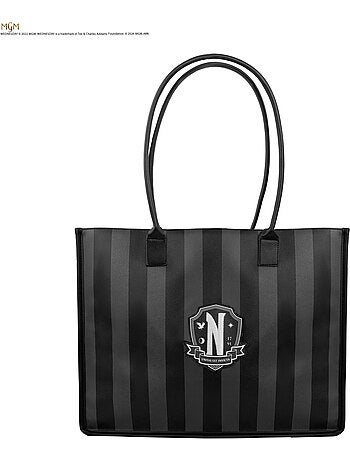 Cabas Académie Nevermore Noir - Mercredi