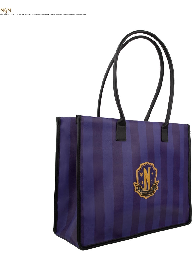 Cabas Académie Nevermore Violet - Mercredi Violet - Kiabi