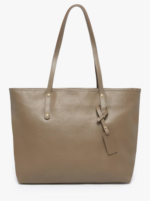 Cabas caviar cuir milano cuir de vachette - Kiabi Cabas caviar cuir milano cuir de vachette - Kiabi