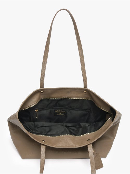 Cabas caviar cuir milano cuir de vachette - Kiabi Cabas caviar cuir milano cuir de vachette - Kiabi
