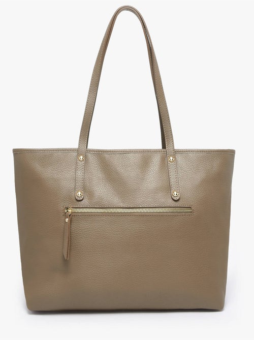 Cabas caviar cuir milano cuir de vachette - Kiabi Cabas caviar cuir milano cuir de vachette - Kiabi
