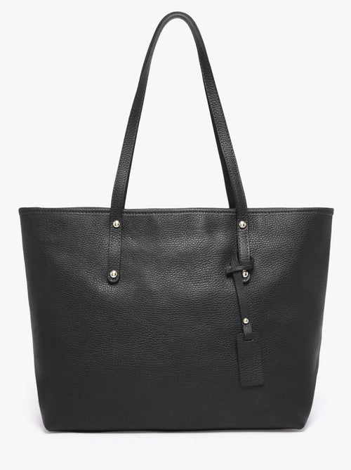 Cabas caviar cuir milano cuir de vachette - Kiabi