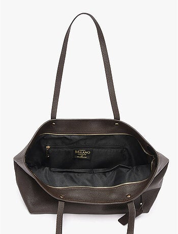 Cabas caviar cuir milano cuir de vachette